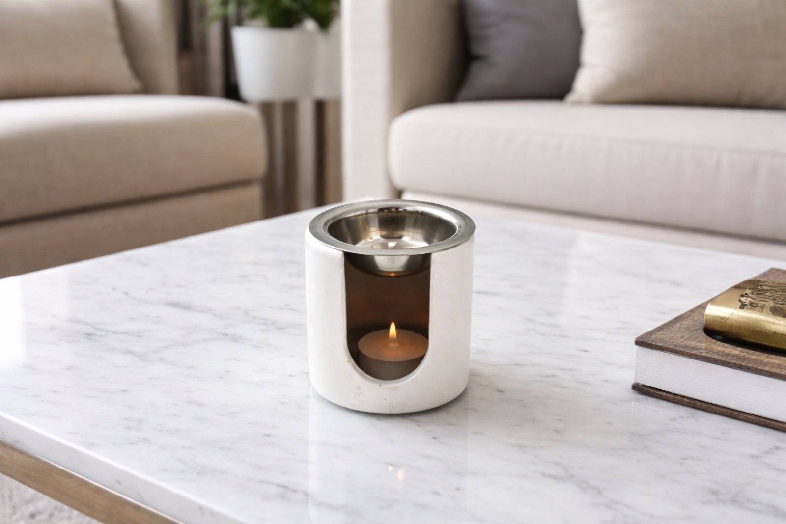 Καυστήρας αρωματικού κεριού από σκόνη πορσελάνης