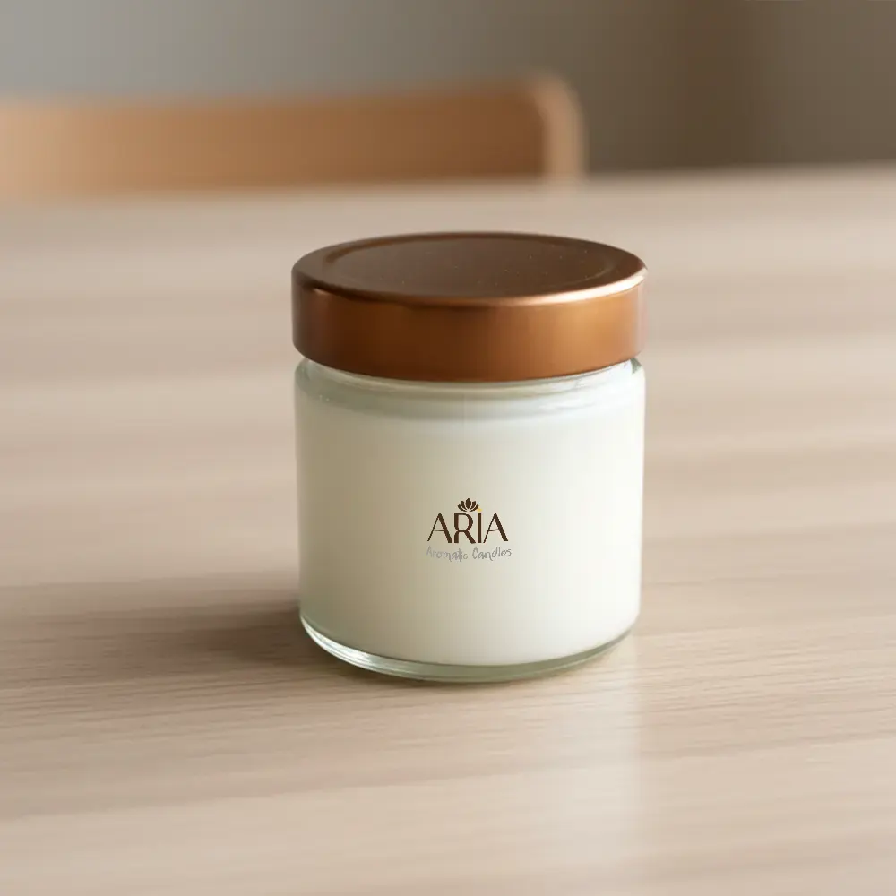 Φυτικό αρωματικό κερί σε γυάλινο βαζάκι 150 γρ.