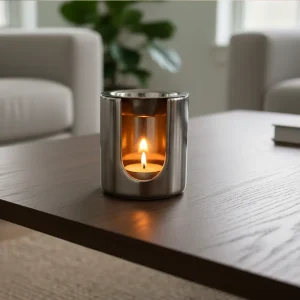 Κυστήρας αρωματικού κεριού από σκόνη πορσελάνης