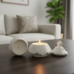 Χριστουγενιάτικο δέντρο με τις 2 βάσεις με φυτικό κερί 400 γρ. Χριστουγενιάτικο δέντρο με τις 2 βάσεις με φυτικό κερί 400 γρ.