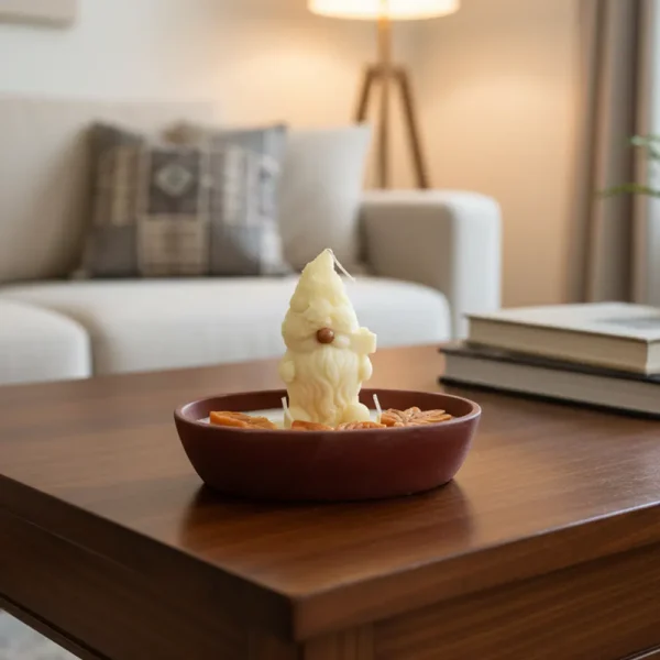 Χειροποίητη Σύνθεση Φυτικού Κεριού “Ο Μικρός Κηπουρός” σε Πήλινη Σκάφη 140 γρ.