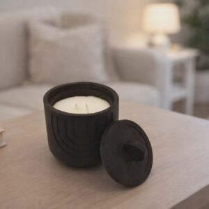 Φυτικό Αρωματικό Κερί με Ξύλινο Φυτίλι 200 γρ.