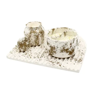 Ανακαλύψτε το σετ διακοσμητικών κεριών "Χρυσό Φεγγάρι"