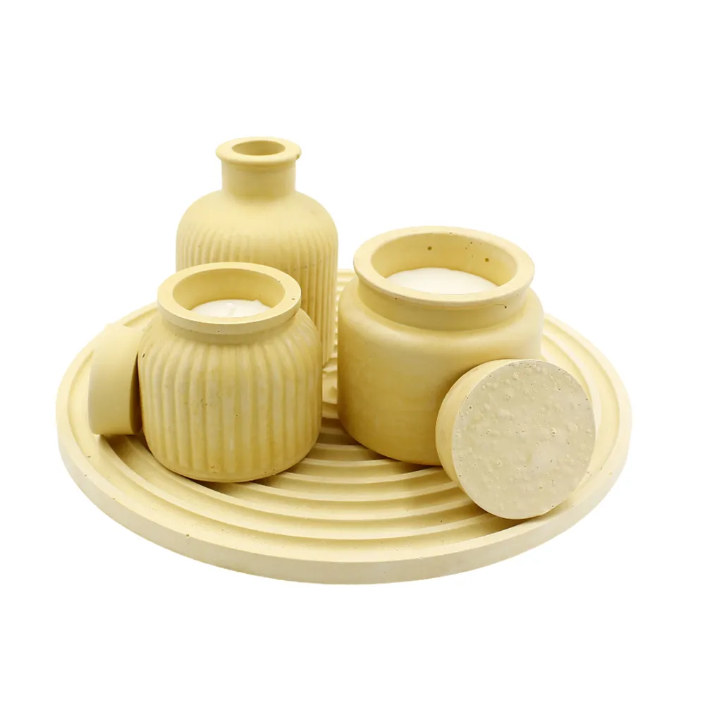 Yellow art: Αρωματικό κερί – Σετ πορσελάνης 4 τεμαχίων (Αντιγραφή)